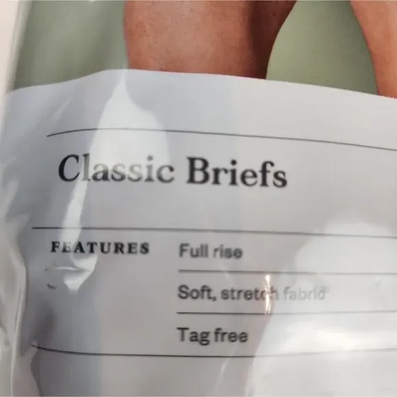 Goodfellow New Package 6 Black Mens Briefs Classic Fit Full Rise Tag Free XXL - Picture 3 of 9